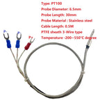 PT100 Thermocouple RTD Sensor Tester with High-Quality Temperature Measurement IC -20-400 Celsius RS485 Modbus Rtu