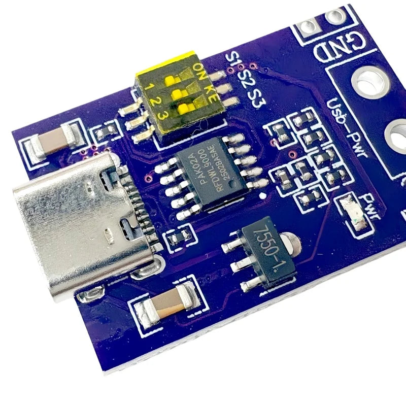 Type-C PD QC AFC Fast Charge Trigger Decoy Module Supports 20V for Laptop Adjustable 5-20V with Digital Display Charger Tester
