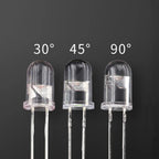 5mm 10mil IR LED Emitting Diodes 850nm 30/45/60/90 Degree Transmitter Emitter Infrared Phototransistor Photodiode Invisible DIP