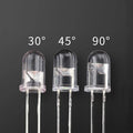 5mm 10mil IR LED Emitting Diodes 850nm 30/45/60/90 Degree Transmitter Emitter Infrared Phototransistor Photodiode Invisible DIP
