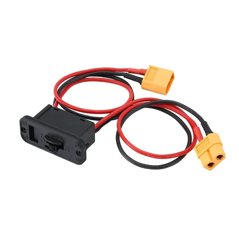 XT60 Power Switch with LED Indicator On Off Switch with XT60 Connectors for RC Airplane Drone Battery Power Control