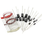 100/140/150pcs DIP Diode Set 1W 3V 3.3v 3.6v 3.9 4.3V-30V Zener Diode Pack IN5408 1N4007 1N4148 1N5819 FR107 IN5399 FR207 IN5822