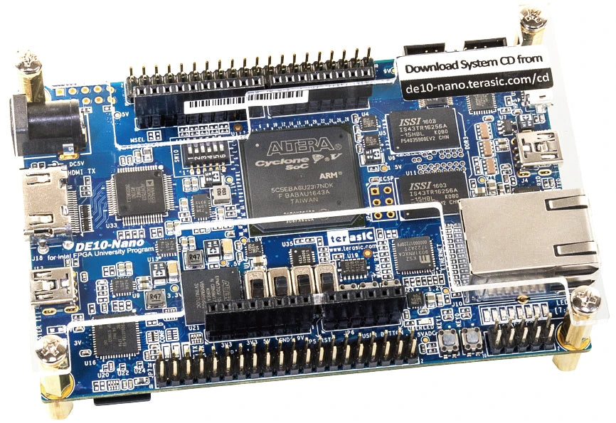 Terasic DE10-Nano Development and Education Board: Intel SoC FPGA with Dual-Core ARM A9, DDR3 Memory & High-Speed Interfaces