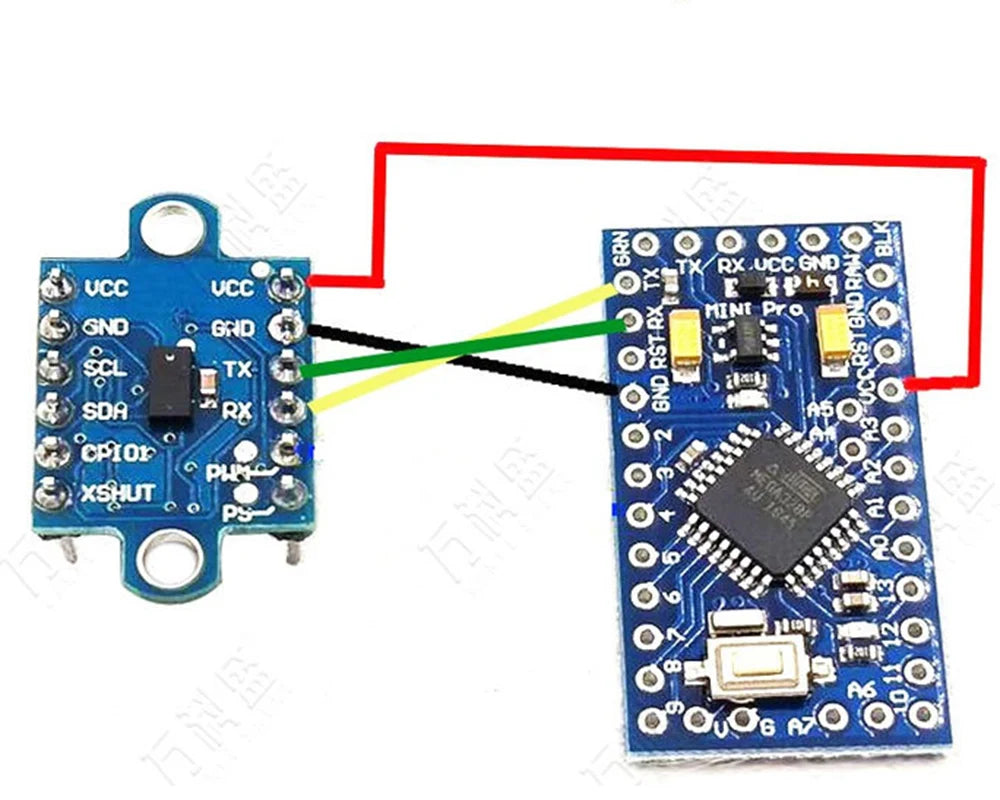 GY-53 VL53L0X VL53L1X Sensor Module Laser ToF Time-Of-Flight Variable Distance Sensor GY 53 Serial Port PWM Output VL53L1X
