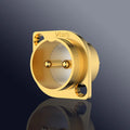 Viborg GM16G Pure Copper Made Gold Plated Micro Male Connector 2pin GX16 Aviation GX16 Male Socket Chassis