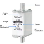 High Voltage NH ZHPV-00 NH00 DC1000V Fuse Blade Fuse Link Photovoltaics System DC Solar Fuse