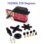 High-Torque Waterproof Servo 20KG 25KG 30KG 35KG 180 270 Degree Digital Copper Gear/Steel Gear Servo, For Robot Arm DIY