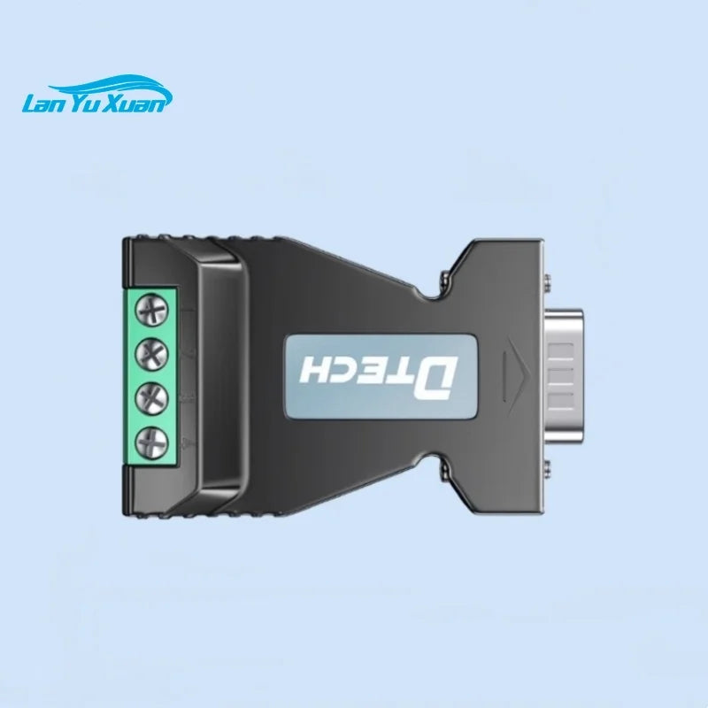 2PCS DTECH Plug And Play DB9 Male RS232 Serial To RS485 Converter DT-9001B