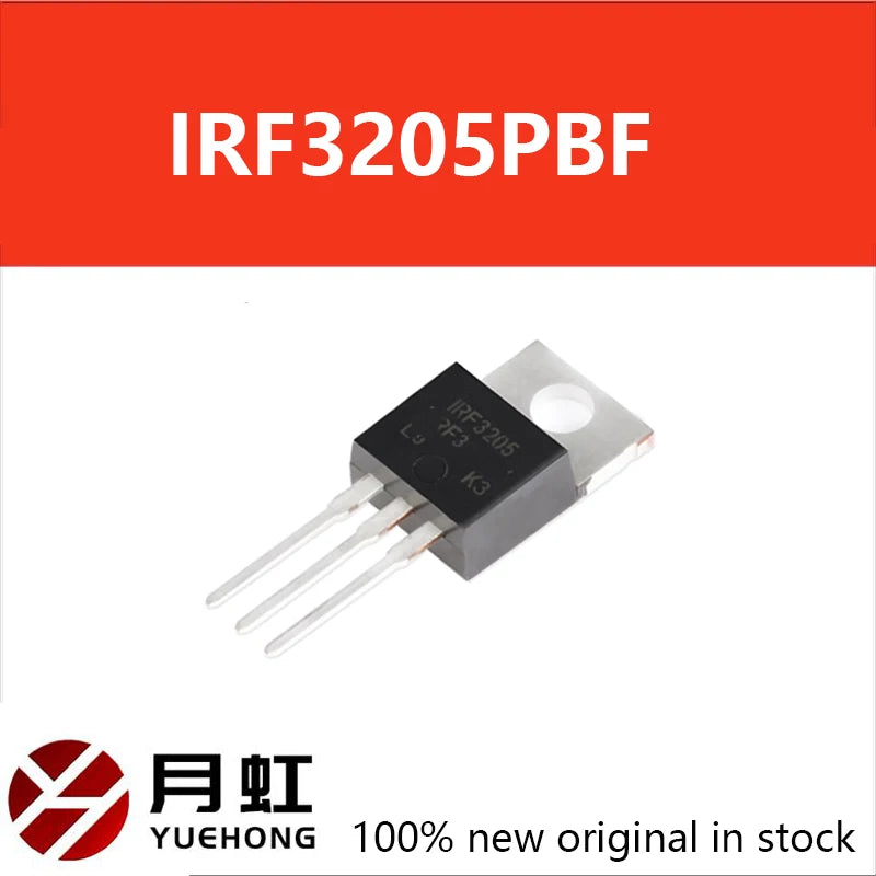 10/20/50PCS 100% Real Original New IRF3205 55V 110A 8mΩ 200W Big Chip Imported Mosfet Transistors Inverter IRF3205PBF
