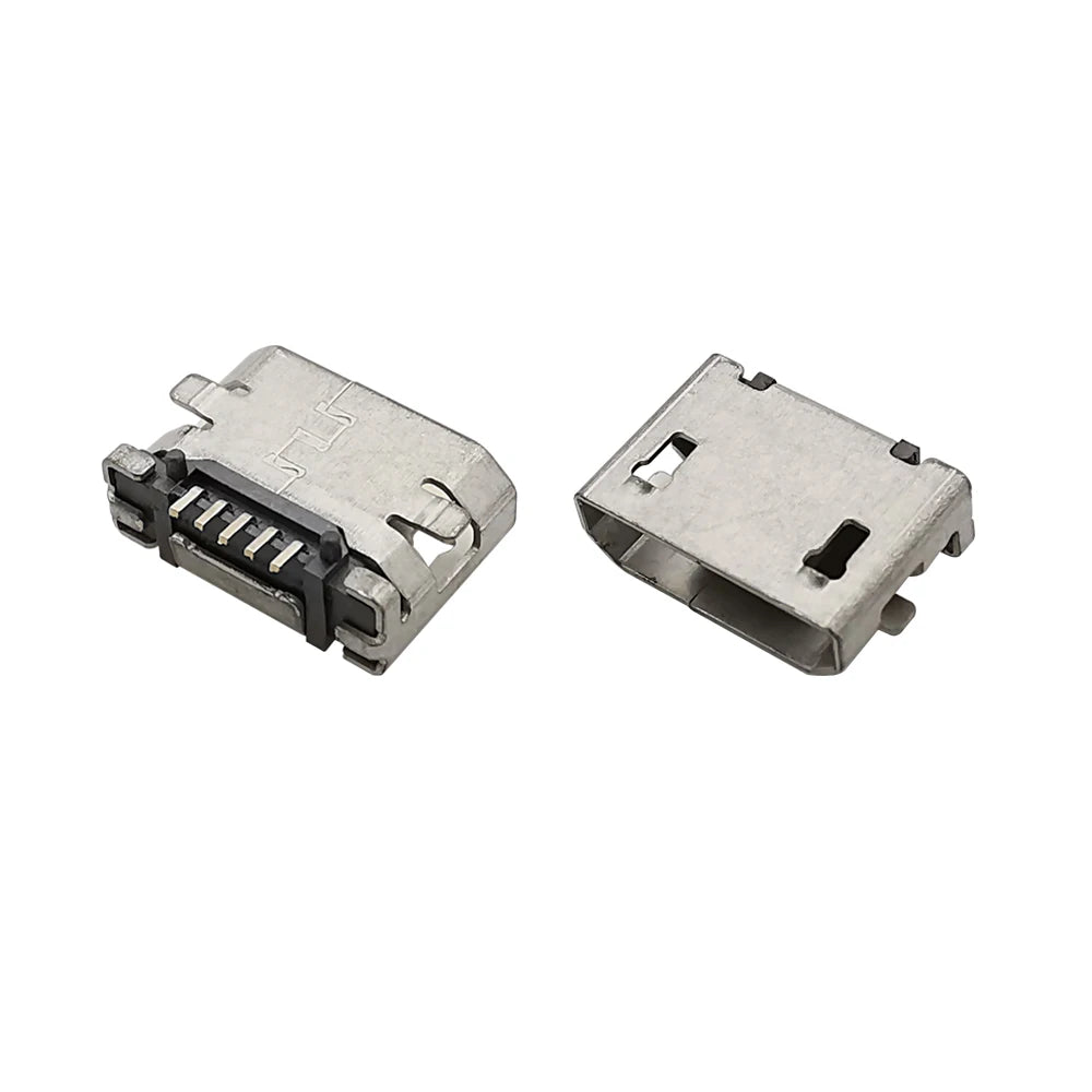 Micro-B USB 5 PIN Female Port Jack SMD DIP Socket Plug For Tail Charging Mobile Phone Connectors MicroUSB DIY Repair Adapter