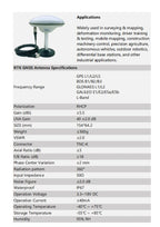 RTK UM980 High Accuracy Multi-Frequency Unicore GNSS Module VS F9P with Antenna for GPS Base Station RTK Receiver Board OEM