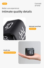 Adjustable Cube Timer - 5/10/30/60 Minute Countdowns, Settings - Pause, Resume, Silent, Vibrate & Sound Alarm for Work, Study