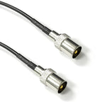 RG174 Cable IEC PAL DVB-T to SMA / F TV Male Plug & Female Jack RF Jumper Pigtail Adapter 20cm