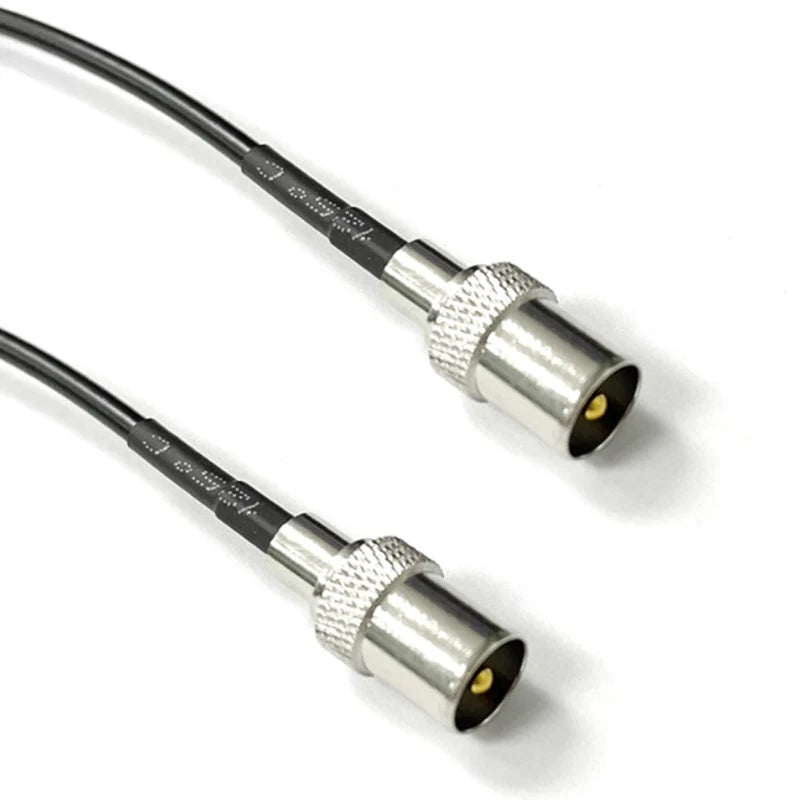 RG174 Cable IEC PAL DVB-T to SMA / F TV Male Plug & Female Jack RF Jumper Pigtail Adapter 20cm