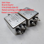Professional 3 Phase EMI Power Filter 30A 380VAC for laser Engraving Machine cnc router, P/N: DF300-30A-02