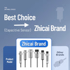 ZHICAN E2K M12 M18 Capacitive Proximity Sensor 30mm Long Range Plastics Glass Wood Metals Nonmetal Material Detection Switch