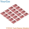 50pcs/5pcs TTP223 Touch Button Module Capacitor Type One Single Channel Self Locking Touch Switch Sensor 15*11mm 2.5-5.5V