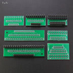 YUXI 1PCS 1.27mm 2.0mm 2.54mm Pitch Transfer Plate Converter Single Double Row Pin PCB PCI Adapter Board