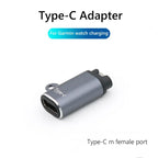 Type C/Micro/ios USB Charger Adapter For Garmin Fenix 7/6/5 Instinct 2S Venu 2 Plus EPIX forerunner 745 Watch Charging Converter