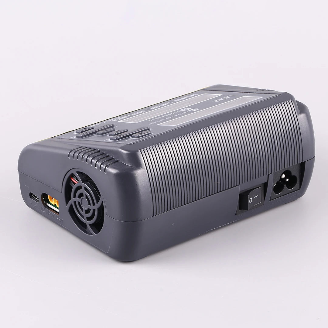HTRC L6X2Lipo Intelligent Balanced Charger for RC Model Aircraft Dual Channel 2-6S Remote Control LiPo Battery Charger