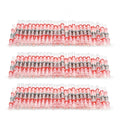 50/100/500/1000PCS Waterproof Solder Seal Sleeve Splice Terminals Copper Heat Shrink Electrical Wire Butt Connector AWG22-18 Red