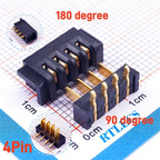 5 Pairs Pitch 2.5 mm 2 3 4 5 6 7 8 9 10 11 Positions Female Blade Socket Male Header Battery Connector Right Angle Straight