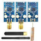 CC1101 Wireless Module 10Mbps Communication Rate 433M Data Transmission and Receiving Modules with SMA Antenna SPI Interface