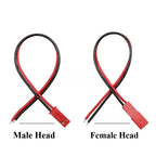 10Pcs/lot 10/15/20/30cm 2Pin JST Plug Connector Male+Female Plug Connector Cable Wire for RC Toys Battery LED Lamp JST Connector