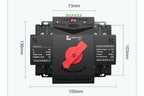 TOMZN TOQ3 Built-in Circuit Breaker 2P/4P 63A-125A with Night Light, 2-In 2/1-Out, Short-Circuit & Overload Protection
