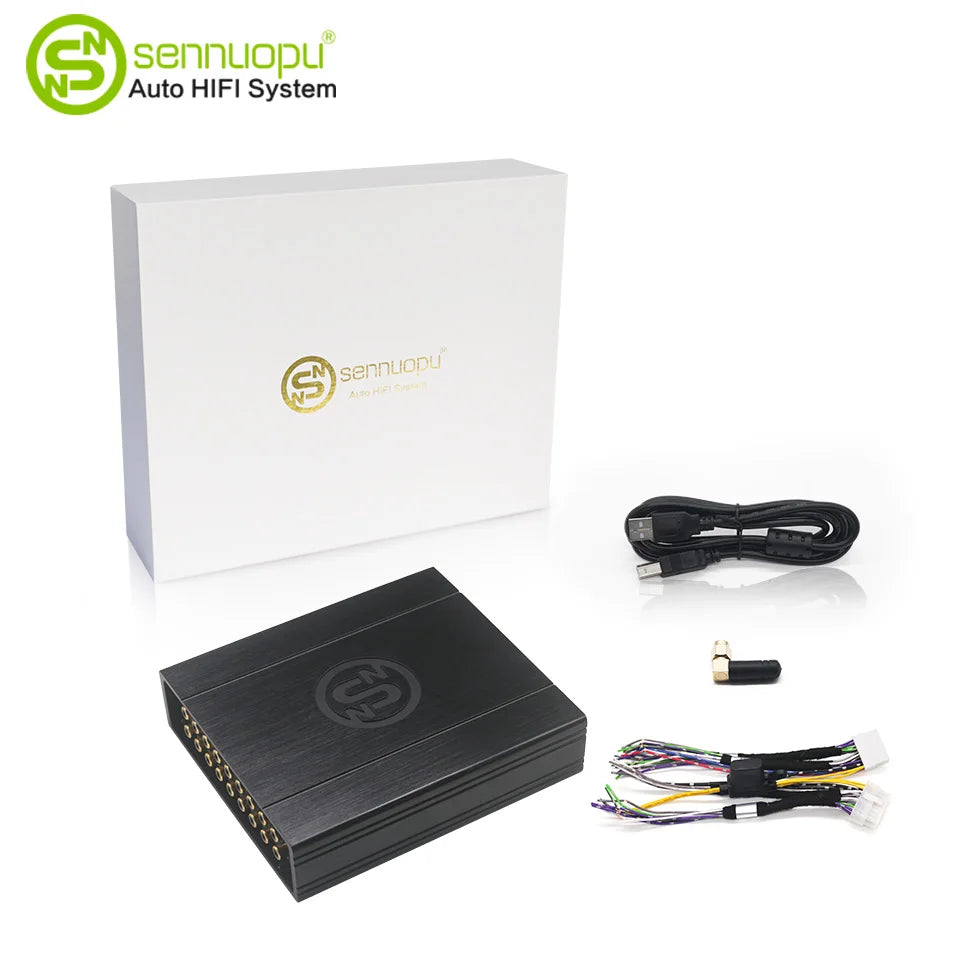 Sennuopu DS-M12 12 channel automotive DSP amplifier effect device, car audio equipment, Bluetooth digital