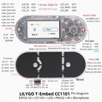T71C Tools- T-Embed CC1101 PLUS Development Board 1.9 Inch Low-Power Module Sub-1 GHz Transceiver PN532 RFID A