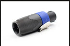 1PC Speaker Powercon connector Speakon 4 Pole Plug Male Professional audio power plug usb c connector  conector bico injetor JUY