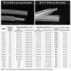 1~20m 3:1 Heat Shrink Tubing With Glue Transparent 1.6~ 50mm Double Wall Adhensive Lined Wire Polyolefin Cable Sleeve Waterproof
