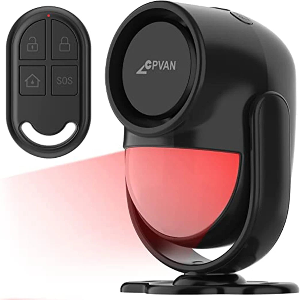 CPVAN Infrared Motion Detector for Home Burglar Alarm Sensor Security Protection Wireless 433MHz PIR Motion Sensor 125dB Sound
