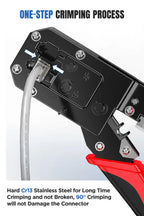 AMPCOM RJ45 Crimping Tool Ethernet Network LAN Cable Crimper Cutter Stripper Plier 8P RJ45 6P RJ12 RJ11 for Modular Connector