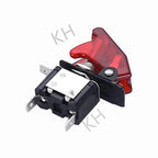Auto Car Boat Truck Illuminated Led Toggle Switch With Safety Aircraft Flip Up Cover Guard 12V20A transparent