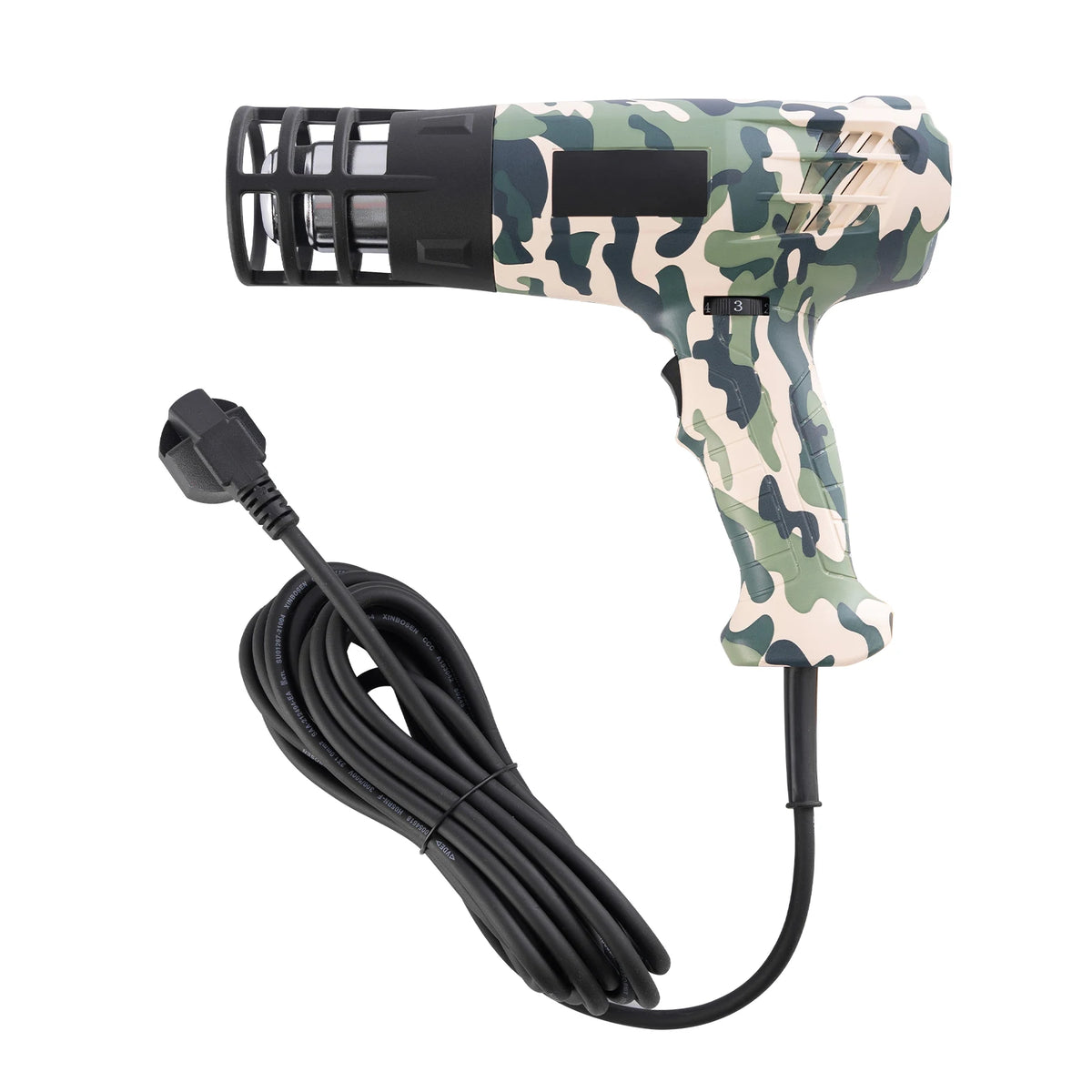 2000W Digital Display Heat Gun Adjustable Temp Anti Scald Hot Air Gun For Car PPF Vinyl Wrap Window Tint Heat Shrink Repair Tool