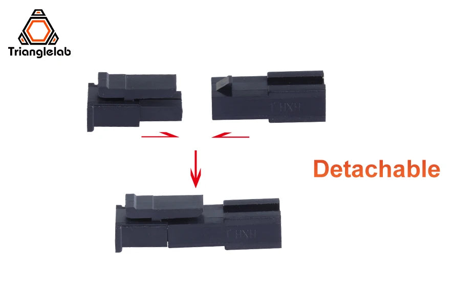 Trianglelab Molex 3.0mm Plug-in Male Female Aerial Mating Connector 43025 Plug+43020 Female Shell + Terminal 3D Printer