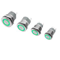 High current metal button 16/22mm high-power waterproof self resetting self-locking steel switch 20A 15A 10A push button