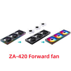Jonsbo ZA-420/140 Computer Case Fan DIY Exchange 2 Sets Fan Blades  5V ARGB 140mm PWM Reverse Combination Cooling Fan