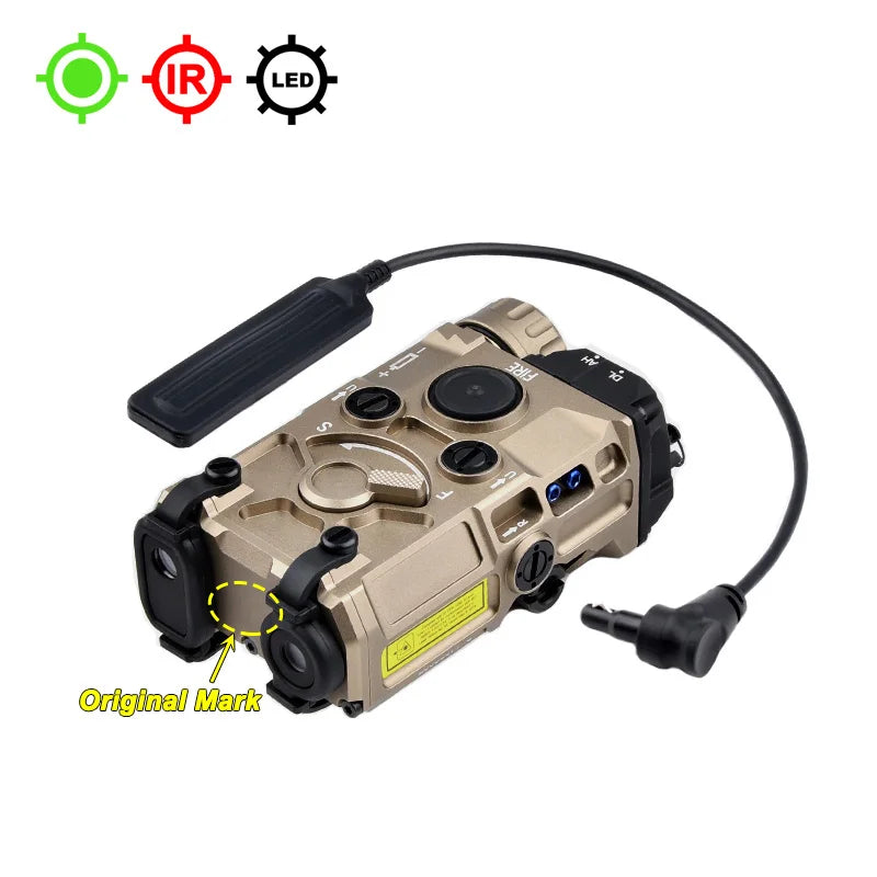 Airsoft CNC IR Laser Sight RAID CQBL PEQ PERST NGAL OGL DBAL IR Device Metal Material  Red, Green, Blue Laser IR Laser 20mm Rail