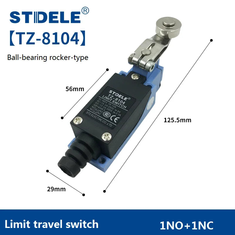 High-Quality Water and Oil Proofing Limit Switches TZ-8104, TZ-8108, TZ-8111, TZ-8122, Small Contact Type Limit Switches