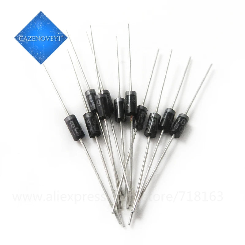 50PCS 1N5817 1N5819 1N5399 1N4937 1N4004 Schottky Rectifier Diode 1N4001 1N4007 UF4007 HER107 FR207 FR157 FR107 RL207 DO-41
