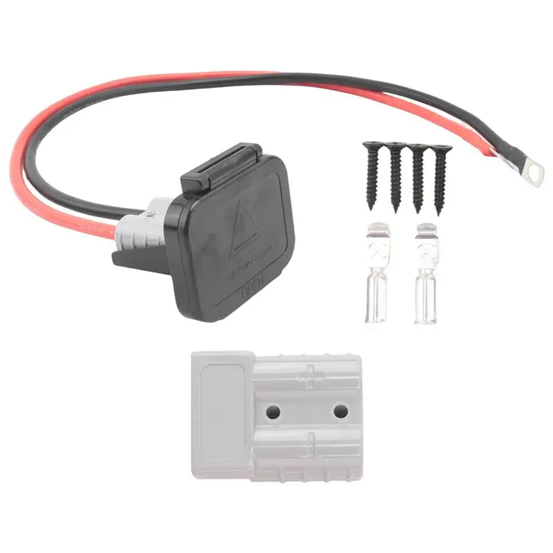 For Anderson Connector,8AWG 50AMP Battery Quick Connect/Disconnect Connector, 1.64Ft Battery Cable Connector,Winch Wiring-[A04I