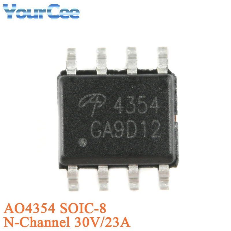 20pcs/5pcs AO4407A SOIC-8 4407A P-channel -30V/-12A SMD MOSFET Field Effect Transistor Chip AO4405AO4411 AO4413 AO4421 AO4435