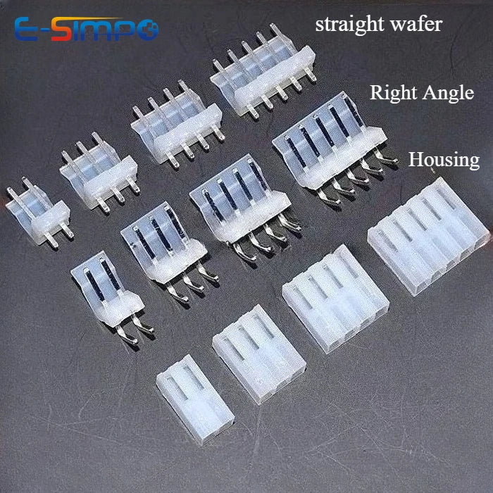 500/1000pcs CH5.08mm 2/3/4/5/6/7/8/9/10Pin Housing Female Straight Right Angle Male Pin Wafer Terminal Connector