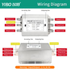 YIBO Industrial 3 Phase EMC Output Filter YB960 380V for VFD Inverter Servo Drive Motor EMI Noise Filter Anti Interference