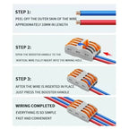 10pcs Compact 1/2/3/4/5 in Multiple Out Wire Connector - Speedy Splicing, 0.08-4.0mm  for Home Wiring Conductor Terminal