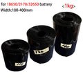 1kg Black PVC Insulation Heat Shrinkable Tube 18650/21700/26650/32650 Lithium Battery Package Shrink Film Insulation Tube