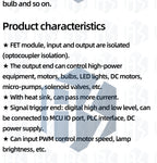 1PCS EGBO Electronic switch control board, pulse triggered switch module, DC controlled MOSFET optocoupler